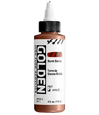 Acrylic high flow - 4 oz  burnt sienna  s1