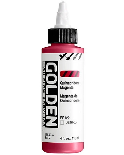 Acrylic high flow - 4 oz quinacridone magenta s7