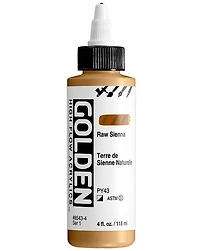Acrylique high flow - 4 oz  sienne naturelle  s1