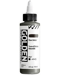Acrylic high flow - 4 oz  raw umber  s1