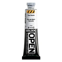 Acrylic open - 2 oz  raw sienna  s1