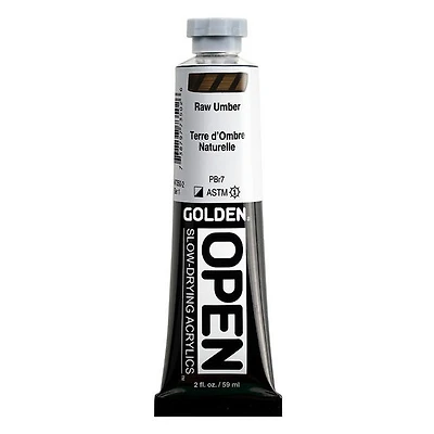 Acrylic open - 2 oz raw umber s1
