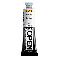 Acrylique open - 2 oz  jaune ocre  s1