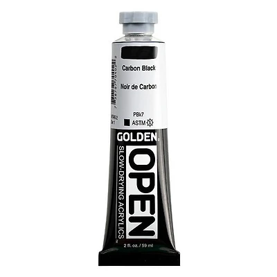 Acrylique open - 2 oz  noir de carbone  s1