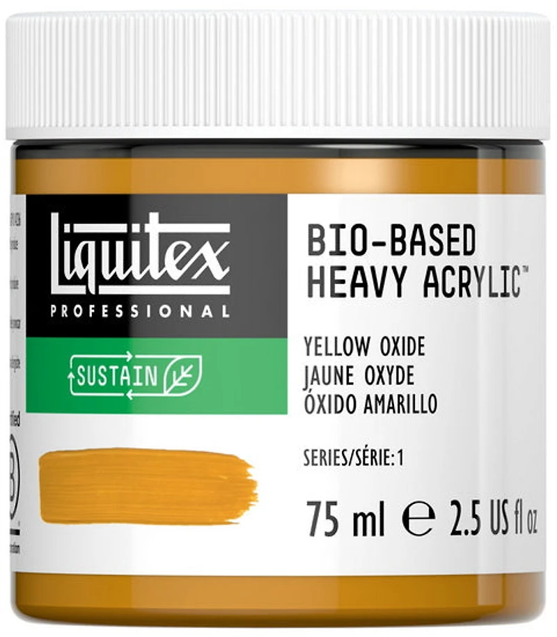 Acrylique bio hv - 2.5oz - jaune oxyde - s1