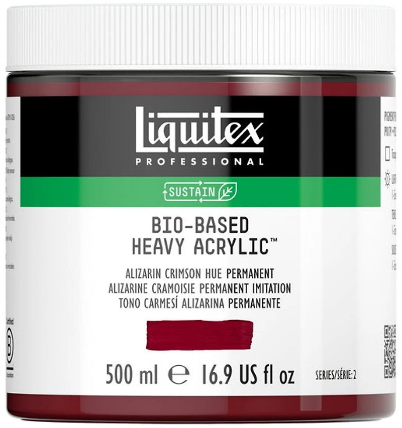 Bio hb acrylic - 16oz - alizarin crimson hue permanent - s2