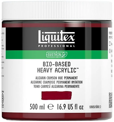 Acrylique bio hv - 16oz - alizarine cramoisie perm. imit. - s2