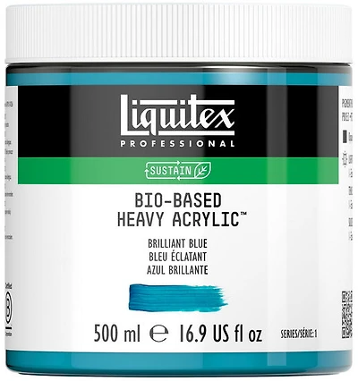 Acrylique bio hv - 16oz - bleu éclatant - s1