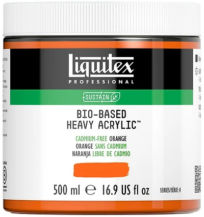 Acrylique bio hv - 16oz - orange sans cadmium - s4