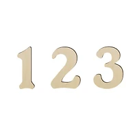 Wooden Letters & Numbers - 4 Inches - COMMERCIAL