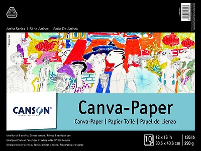 Bloc papier toilé - 12x16po (10f)