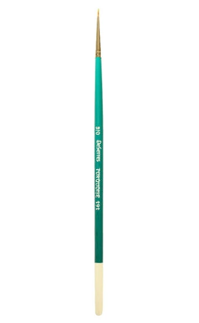 Brush Short Handle/Synthetic Bristle Round