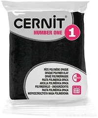 PÂTE À MODELER POLYMÈRE NUMBER ONE - FINITION OPAQUE Noir 0,056