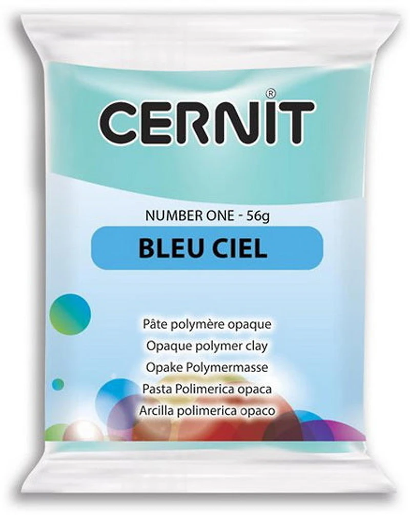 PÂTE À MODELER POLYMÈRE NUMBER ONE - FINITION OPAQUE Bleu Ciel 0,056