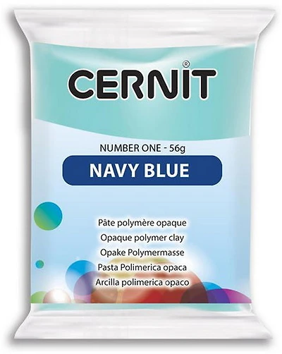 PÂTE À MODELER POLYMÈRE NUMBER ONE - FINITION OPAQUE Bleu Marine 0,056