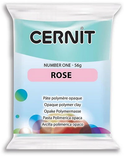 PÂTE À MODELER POLYMÈRE NUMBER ONE - FINITION OPAQUE Rose 0,056