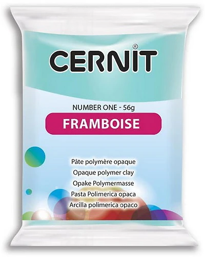 PÂTE À MODELER POLYMÈRE NUMBER ONE - FINITION OPAQUE Framboise 0,056