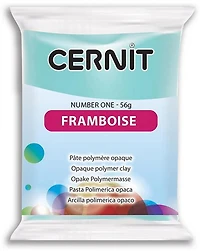 PÂTE À MODELER POLYMÈRE NUMBER ONE - FINITION OPAQUE Framboise 0,056