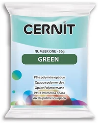 PÂTE À MODELER POLYMÈRE NUMBER ONE - FINITION OPAQUE Vert 0,056