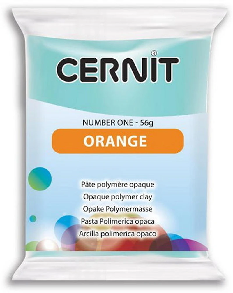 Number One Polymer Modelling Clay - Opaque Orange 56