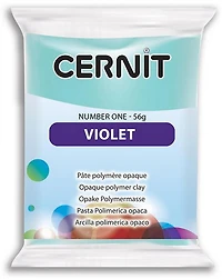 Number One Polymer Modelling Clay - Opaque Violet 56