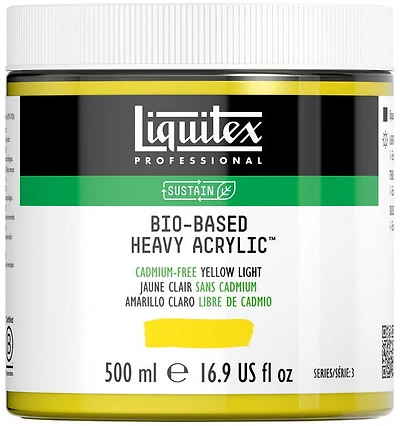 Acrylique bio hv - 16oz - jaune clair sans cadmium - s3