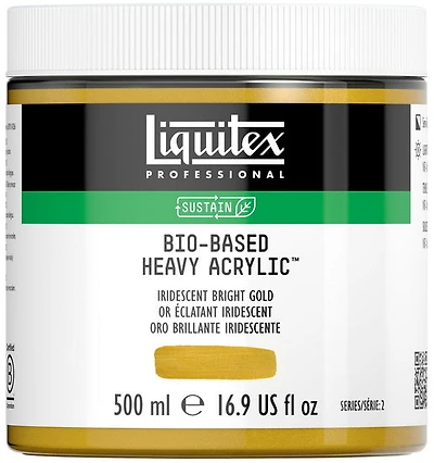 Acrylique bio hv - 16oz - or éclatant iridescent - s2