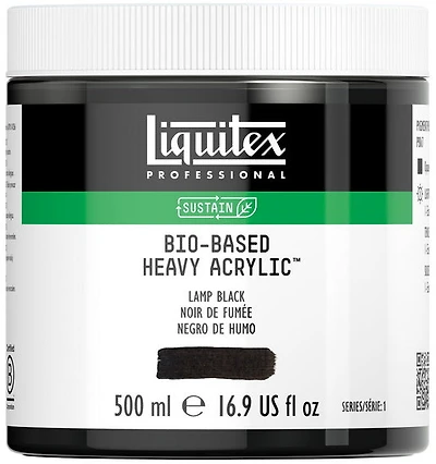 Acrylique bio hv - 16oz - noir de fumée - s1