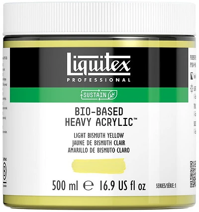Acrylique bio hv - 16oz - jaune bismuth clair - s1