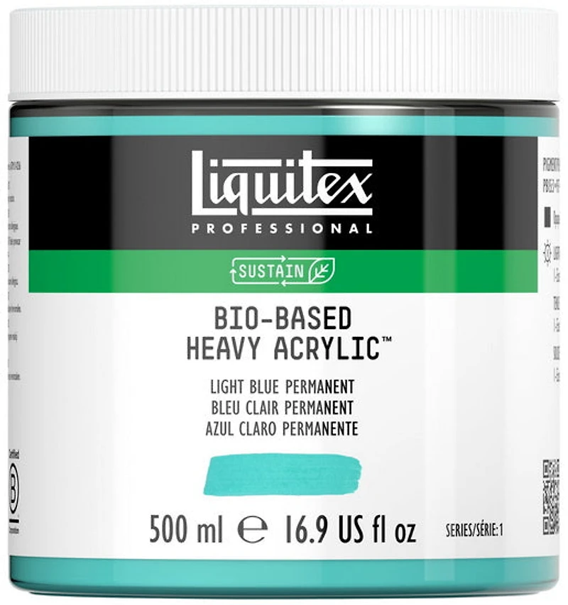 Bio hb acrylic - 16oz - light blue permanent - s1