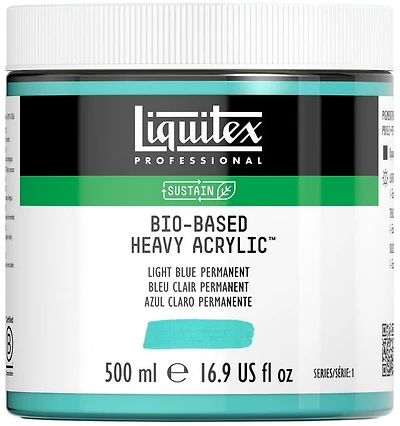 Acrylique bio hv - 16oz - bleu clair permanent - s1