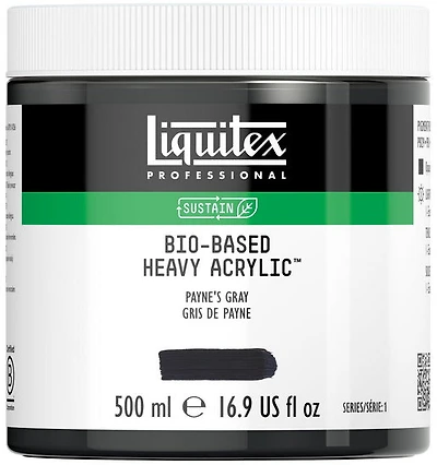 Acrylique bio hv - 16oz - gris de payne - s1