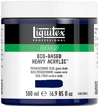 Acrylique bio hv - 16oz - bleu phtalocyanine nuance verte - s1