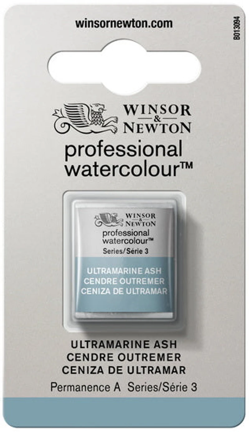 Aquarelle demi-godet - cendre outremer - s3