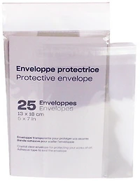 Ens. 25 enveloppes protectrices