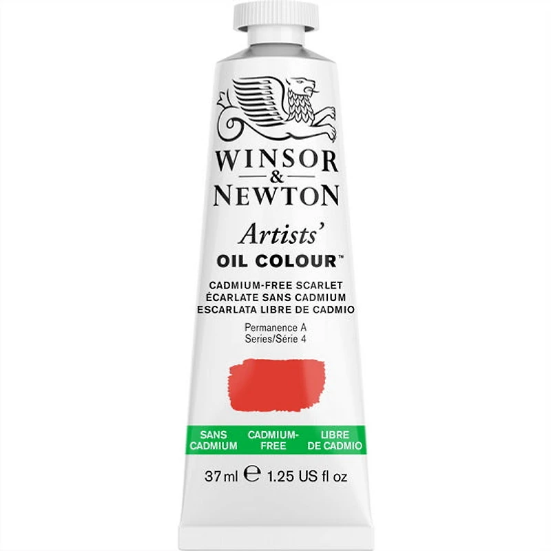 Huile artiste - 37ml - écarlate sans cadmium - s4