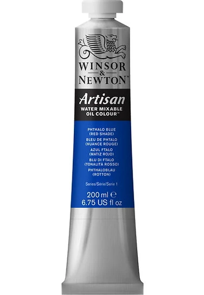 Huile artisan - 200ml - bleu de phtalo - s1