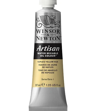 Huile soluble à l'eau artisan - ton jaune de naples - 37 milliliter