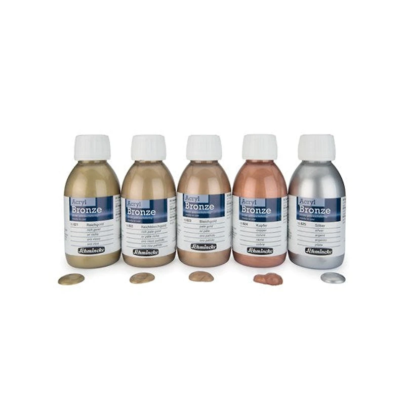 Bronze acrylique - argent milliliter