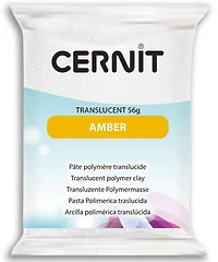 Translucent Polymer Modelling Clay Amber  56