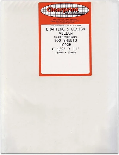Papier vélin 1000h - 8.5x11po