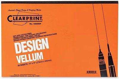 1000H Vellum Paper Pad - 11X17 "