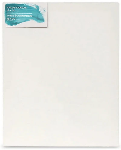 Toile régulière 1.6 cm  - 16 x 20 po 190g/6.7oz