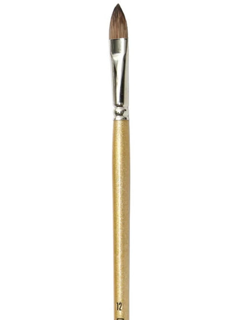 Brush Long Handle/Red Sable Oval