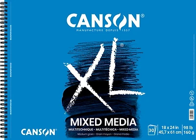 Cahier techniques mixtes - xl - 98lb - 18x24po (30f)