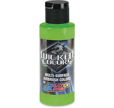 Couleurs pour aérographe wicked vert lime perlé - 59ml