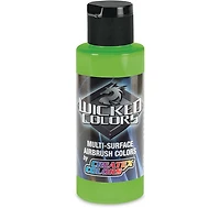 Couleurs pour aérographe wicked vert lime perlé - 59ml