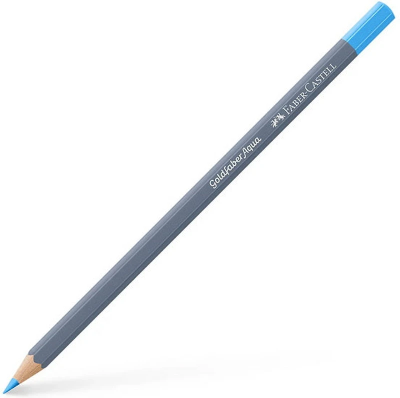 Crayon aquarellable goldfaber aqua bleu clair