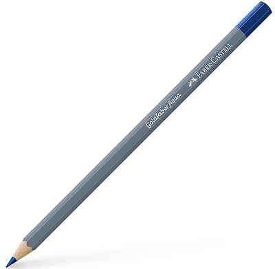 Crayon aquarellable goldfaber aqua héliobleu rougeâtre