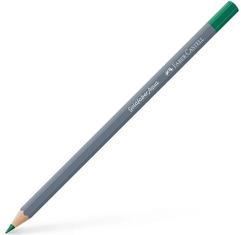 Crayon aquarellable goldfaber aqua vert phthalo clair